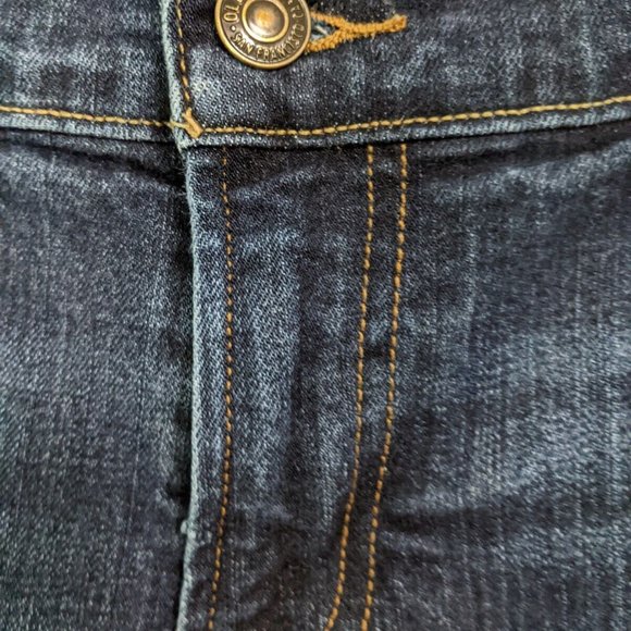 Old Navy Sweetheart Jeans Women size 14 Short Dark Blue - Picture 2 of 4